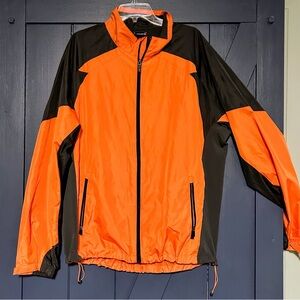 North End Sport Weather Technology Men’s Jacket Windbreaker Orange Size XL
